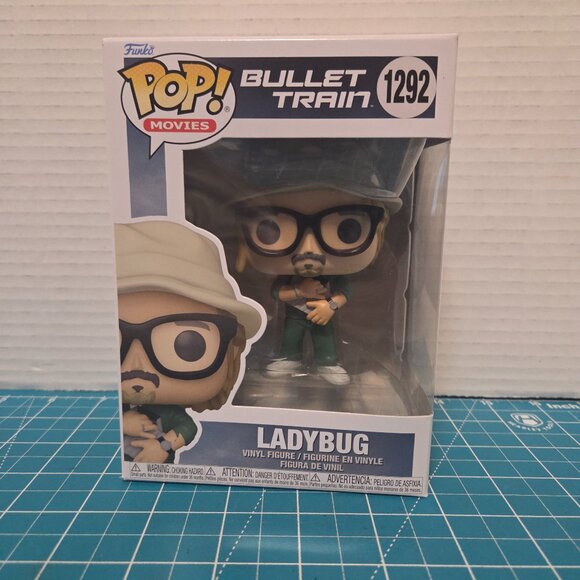 Funko POP Movies Bullet Train Ladybug 1292 Vinyl Figure - Picture 1 of 6
